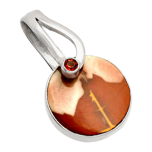 Natural Noreena Jasper & Garnet Pendant P-1251 SDP148837