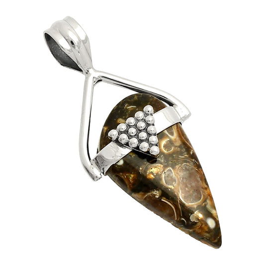 Natural Turtella Jasper - USA Pendant P-1722 SDP149174