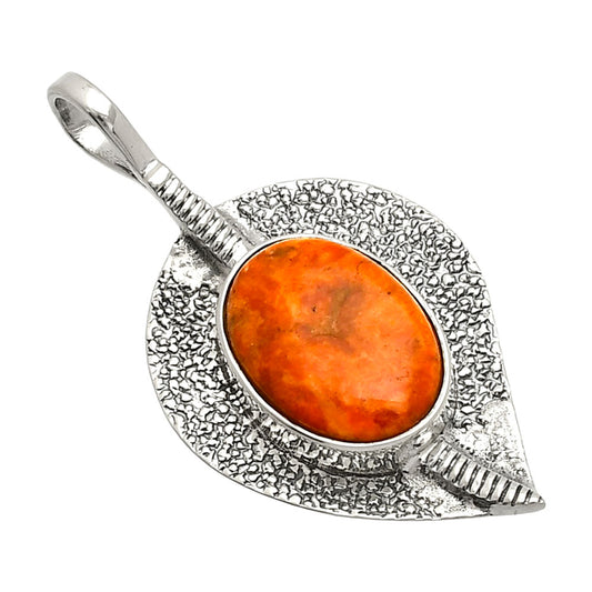 Natural Red Sponge Coral Pendant P-1218 SDP149519