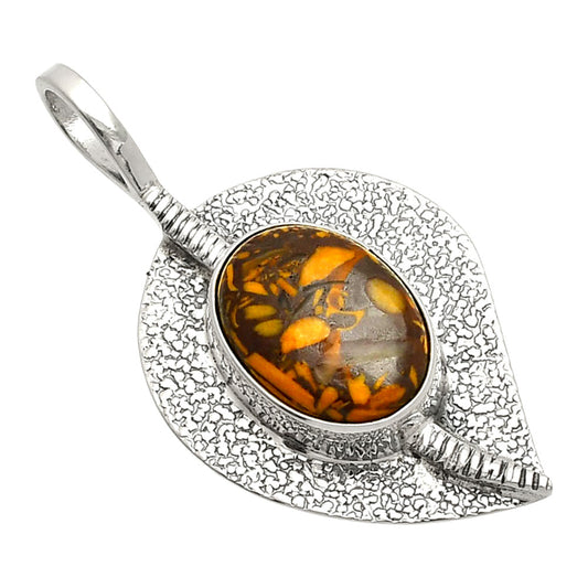 Natural Coquina Fossil Jasper - India Pendant P-1218 SDP149521