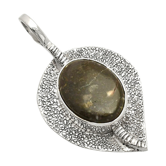 Natural Mexican Cabbing Fossil Pendant P-1218 SDP149523
