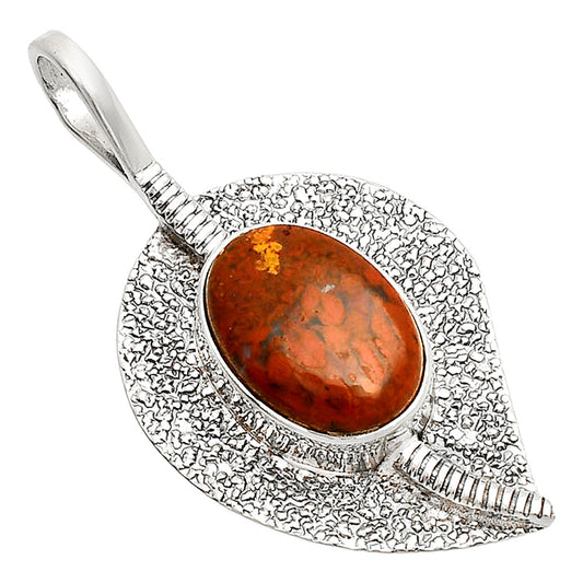 Natural Red Moss Agate Pendant P-1218 SDP149558