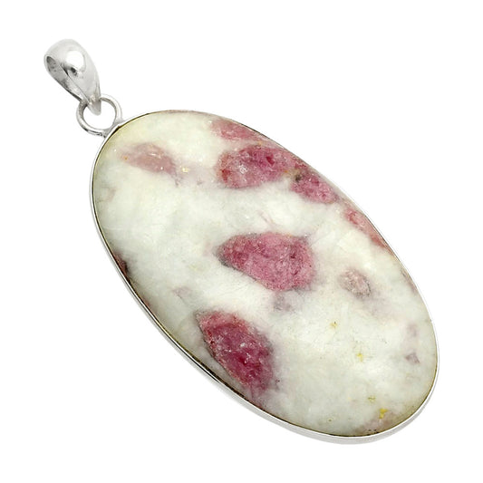 Natural Pink Tourmaline in Quartz Pendant P-1001 SDP150367