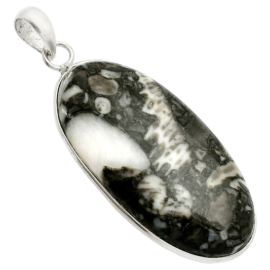 Natural Mexican Cabbing Fossil Pendant P-1001 SDP150428
