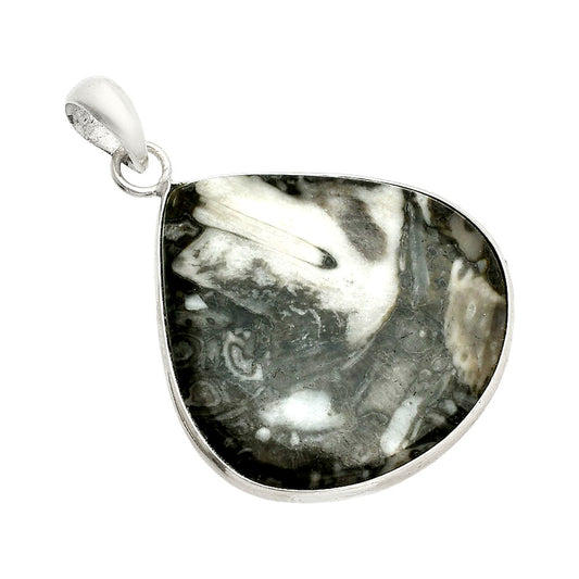 Natural Mexican Cabbing Fossil Pendant P-1001 SDP150454
