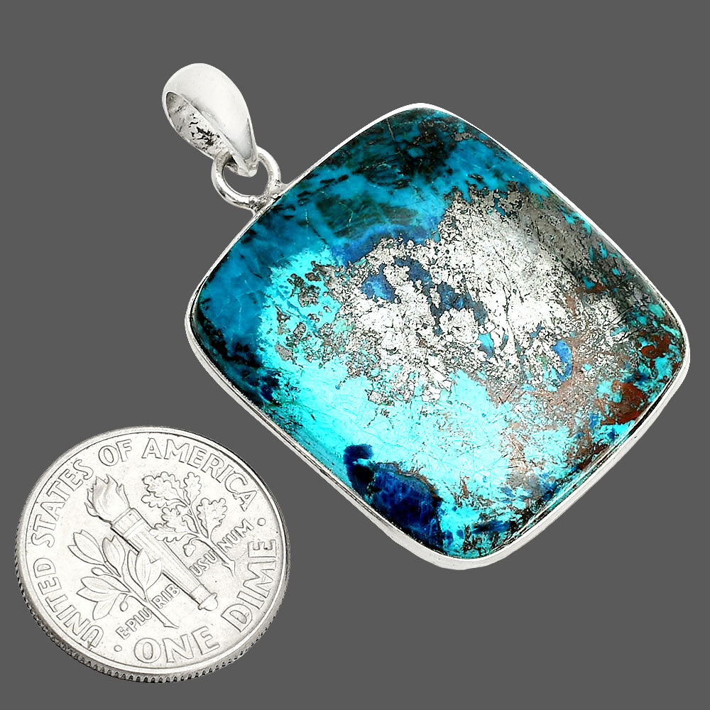 Natural Shattuckite - USA Pendant P-1001 SDP150561