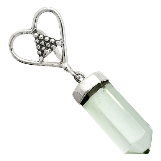 Heart Point - Prasiolite (Green Amethyst) Pendant P-1721 SDP150887