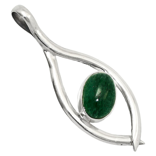 Natural Green Aventurine Pendant P-1384 SDP151137