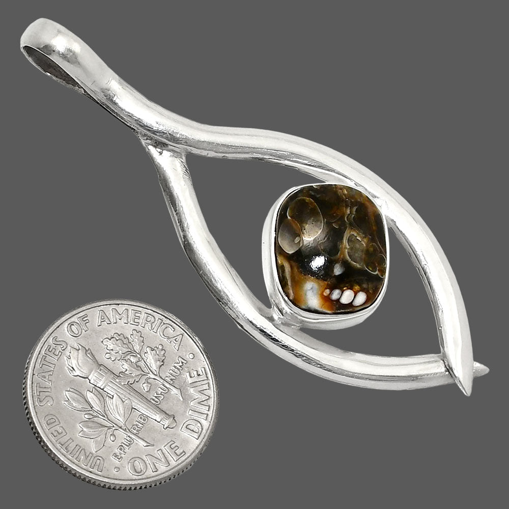 Natural Turtella Jasper - USA Pendant P-1384 SDP151174