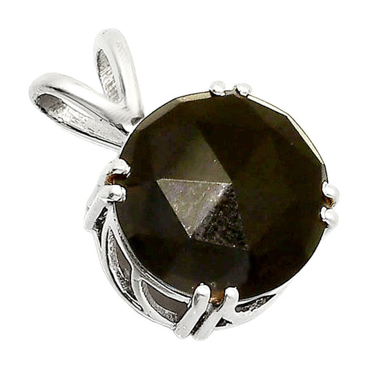 Fancy Cut Smoky Quartz - Brazil Pendant P-1737 SDP151229