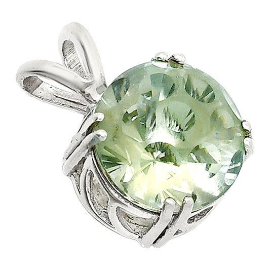 Fancy Cut Prasiolite (Green Amethyst) Pendant P-1737 SDP151250