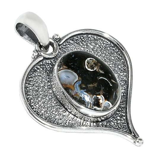 Heart - Natural Turtella Jasper - USA Pendant P-1503 SDP151311