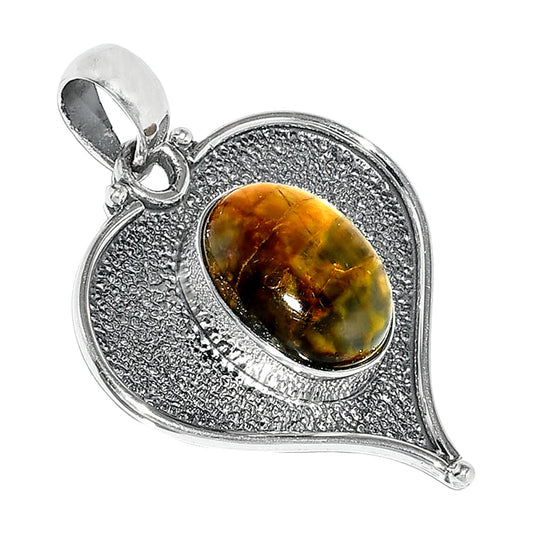 Heart - Natural Nellite Pendant P-1503 SDP151333