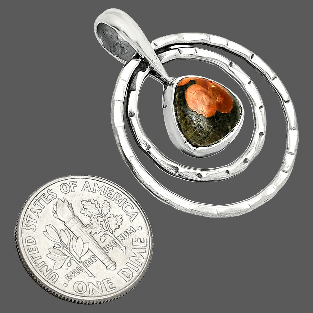 Natural Peanut Obsidian Pendant P-1441 SDP151460