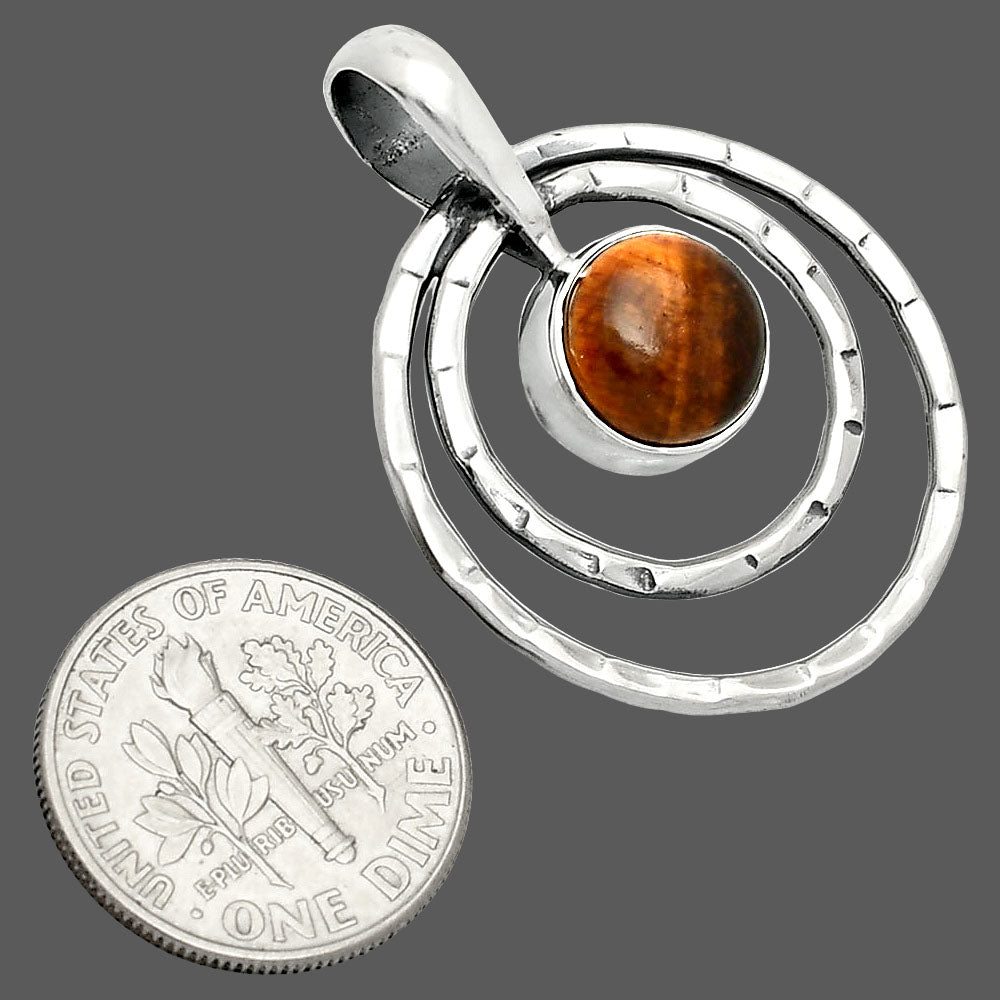 Natural Red Tiger Eye Pendant P-1441 SDP151478