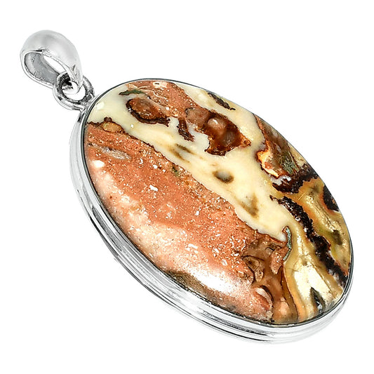 Natural Rosetta Picture Jasper Pendant P-1124 SDP151534