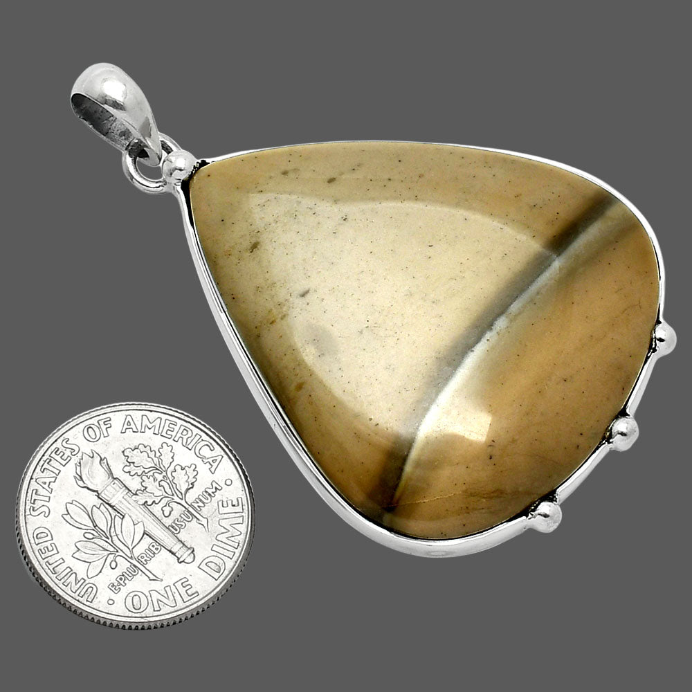 Natural Flint Stone Pendant P-1349 SDP151609
