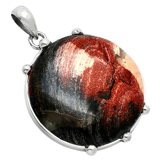 Natural Snake Skin Jasper Pendant P-1349 SDP151650