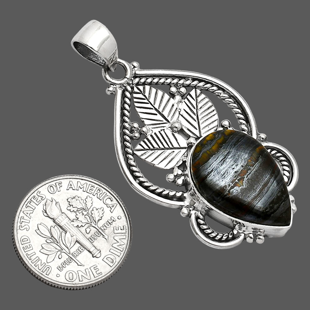 Natural Iron Tiger Eye Pendant P-1258 SDP151894