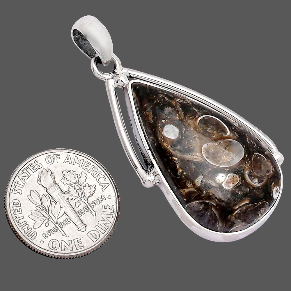 Natural Turtella Jasper - USA Pendant P-1566 SDP152325