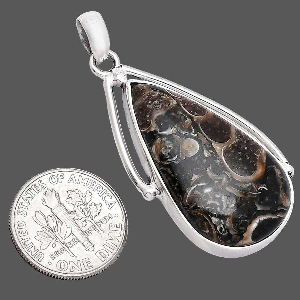 Natural Turtella Jasper - USA Pendant P-1566 SDP152333
