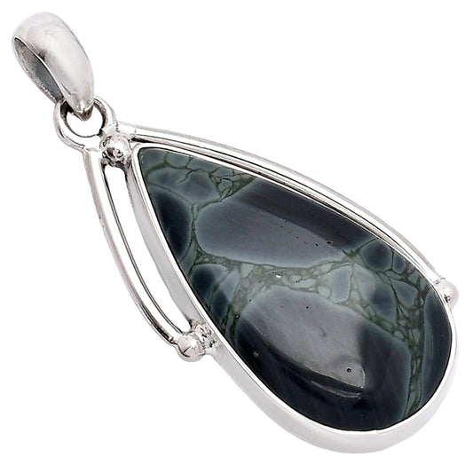 Natural Leopard Skin Jasper Pendant P-1566 SDP152343
