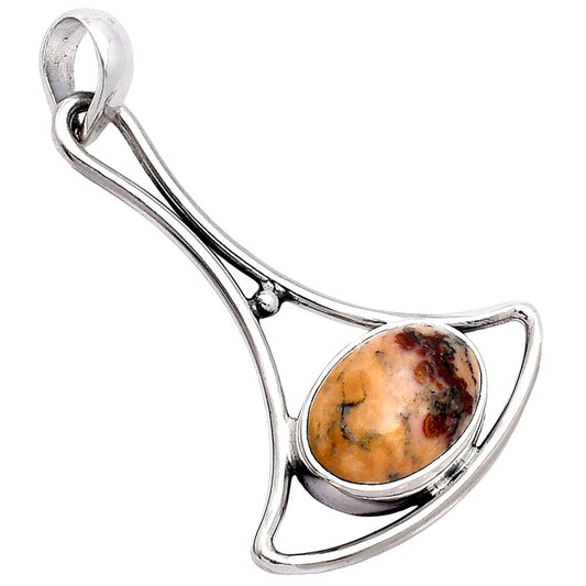 Natural Rosetta Picture Jasper Pendant P-1574 SDP152415
