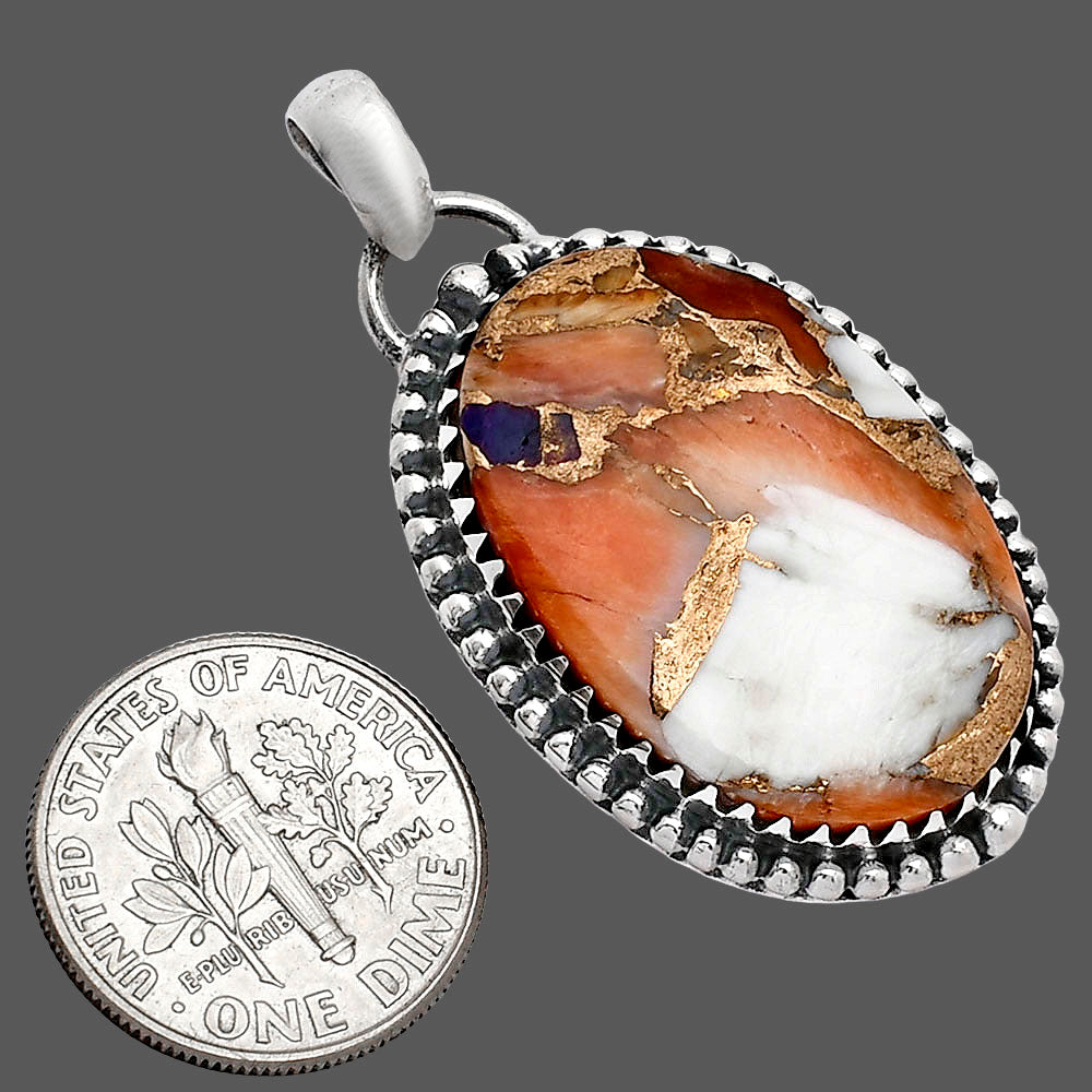 Spiny Oyster Turquoise - Arizona Pendant P-1312 SDP152439