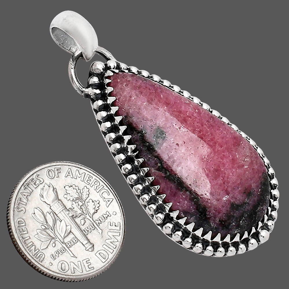 Natural Rhodonite Pendant P-1312 SDP152459