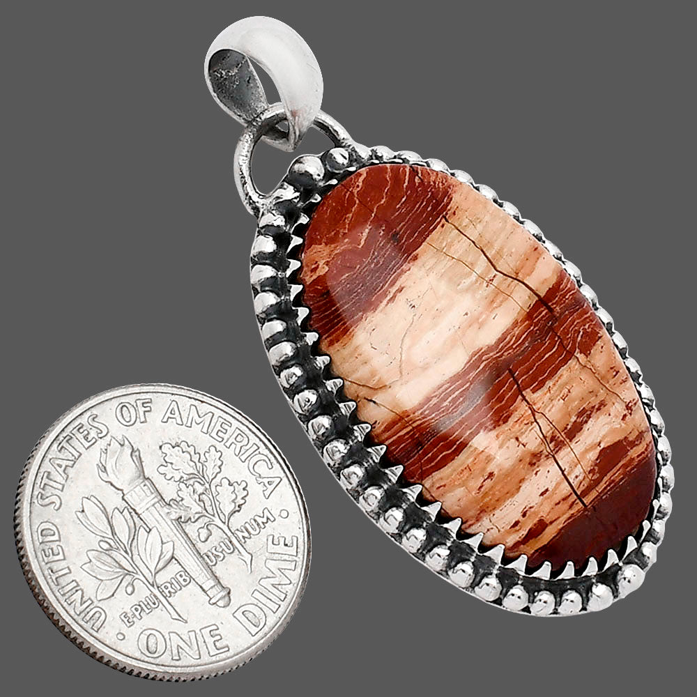Natural Snake Skin Jasper Pendant P-1312 SDP152460