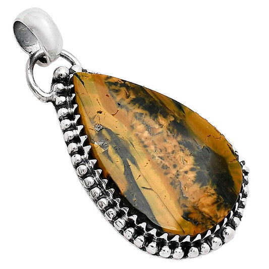 Turkish Rainforest Chrysocolla Pendant P-1312 SDP152505