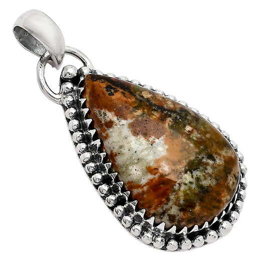 Natural Rocky Butte Picture Jasper Pendant P-1312 SDP152513