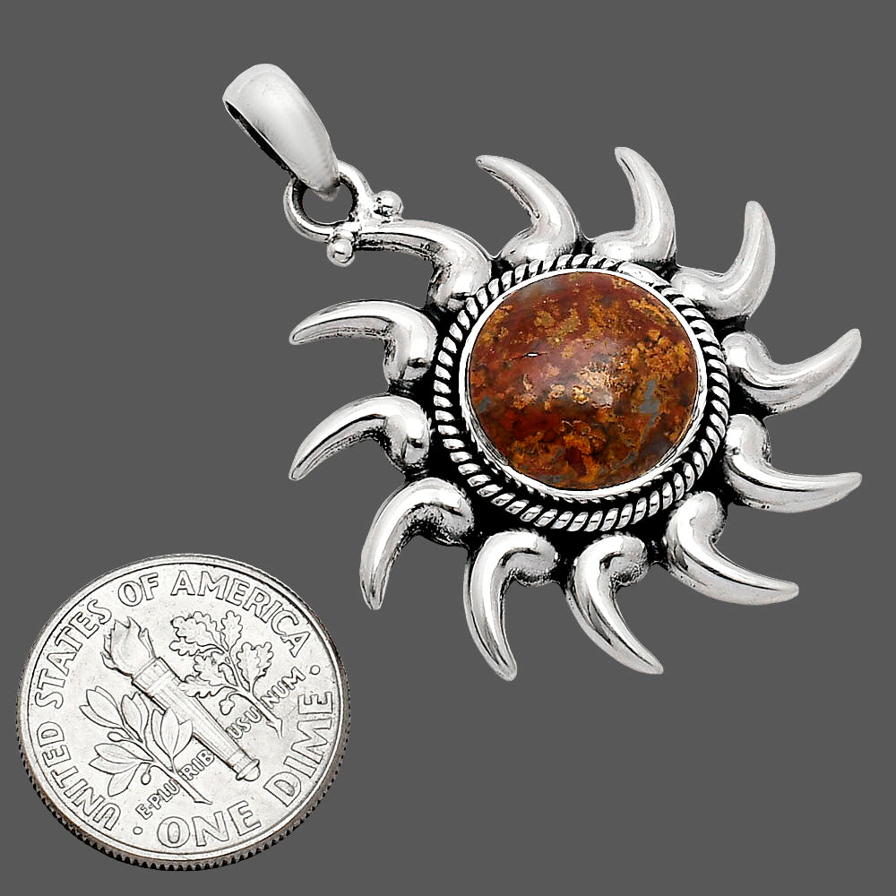 Sun - Rare Cady Mountain Agate Pendant P-1264 SDP152570