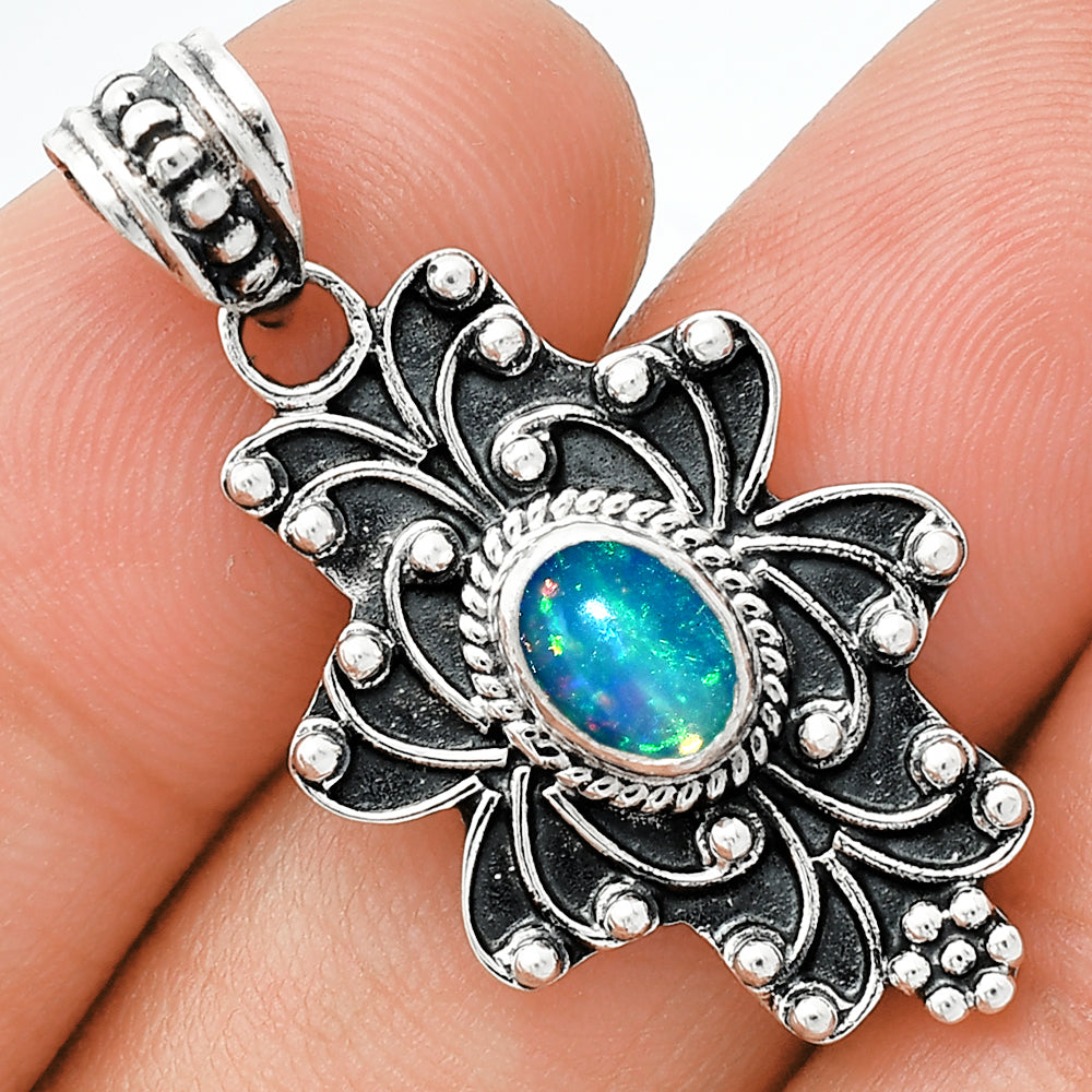 Natural Ethiopian Opal Pendant P-1558 SDP153099