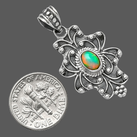 Natural Ethiopian Opal Pendant P-1558 SDP153102