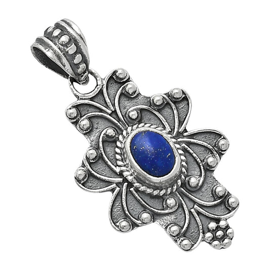 Natural Lapis Lazuli - Afghanistan Pendant P-1558 SDP153105