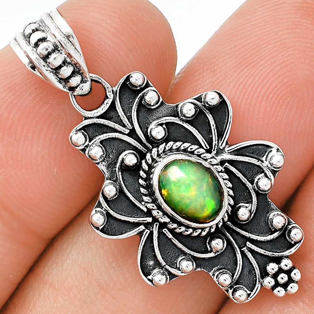 Natural Ethiopian Opal Pendant P-1558 SDP153111
