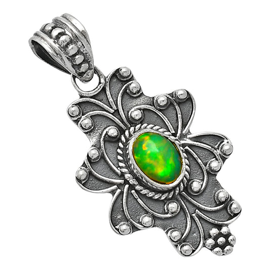 Natural Ethiopian Opal Pendant P-1558 SDP153111