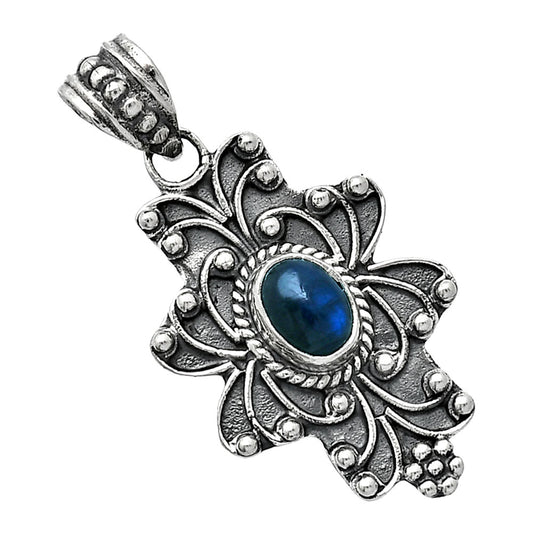Blue Fire Labradorite - Madagascar Pendant P-1558 SDP153119