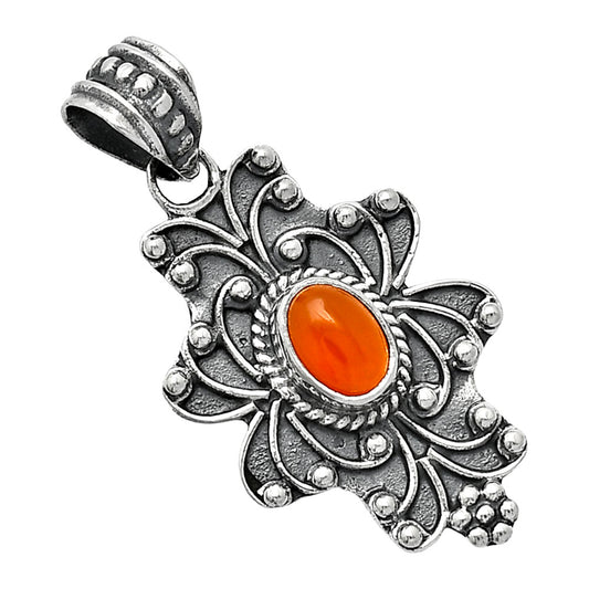 Natural Carnelian Pendant P-1558 SDP153133