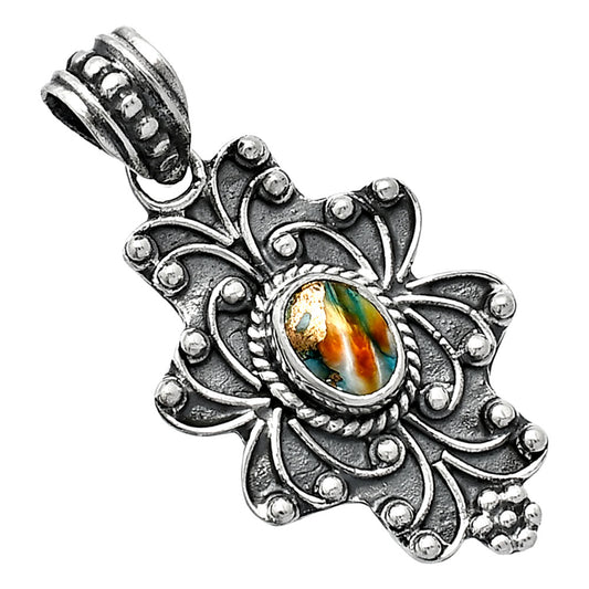 Spiny Oyster Turquoise - Arizona Pendant P-1558 SDP153140