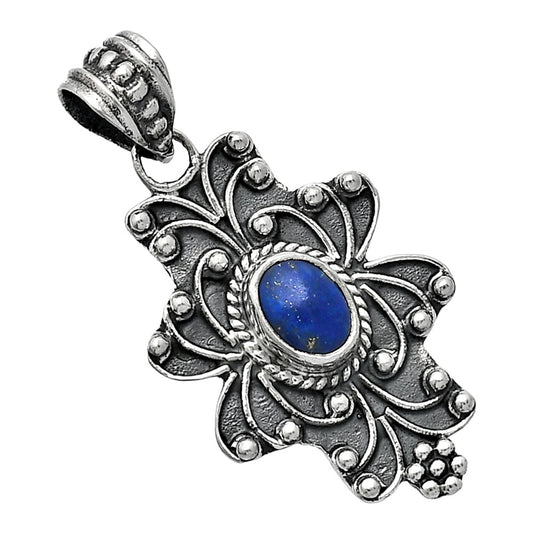 Natural Lapis Lazuli - Afghanistan Pendant P-1558 SDP153147