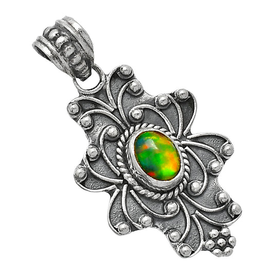 Natural Ethiopian Opal Pendant P-1558 SDP153156