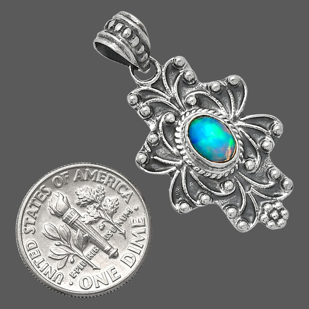 Natural Ethiopian Opal Pendant P-1558 SDP153158
