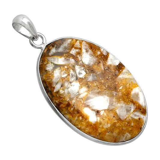 Natural Brecciated Mookaite Pendant P-1001 SDP153292