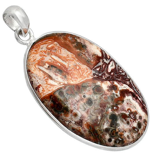 Natural Leopard Skin Jasper Pendant P-1001 SDP153486