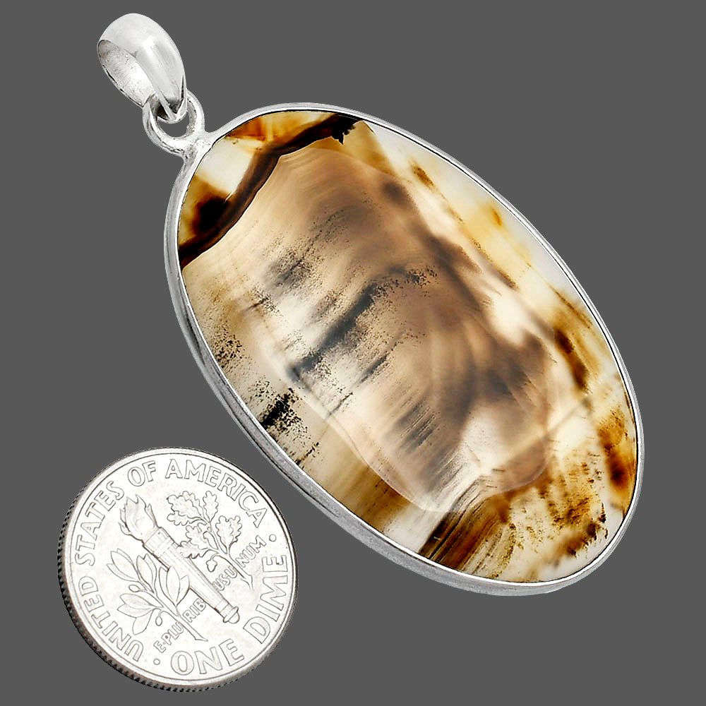 Natural Montana Agate - USA Pendant P-1001 SDP153548