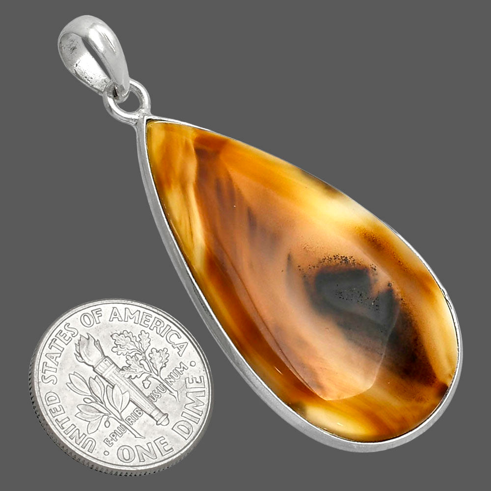 Natural Montana Agate - USA Pendant P-1001 SDP153594