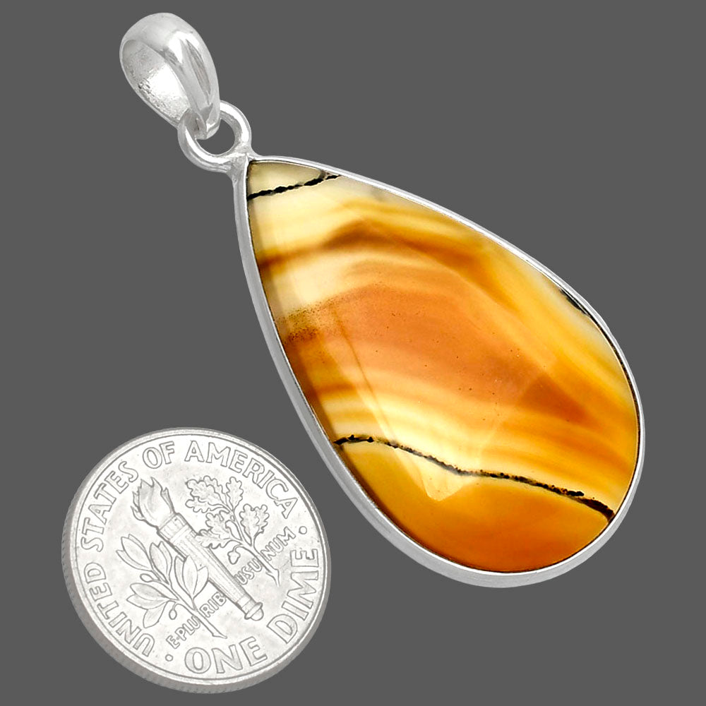 Natural Montana Agate - USA Pendant P-1001 SDP153629
