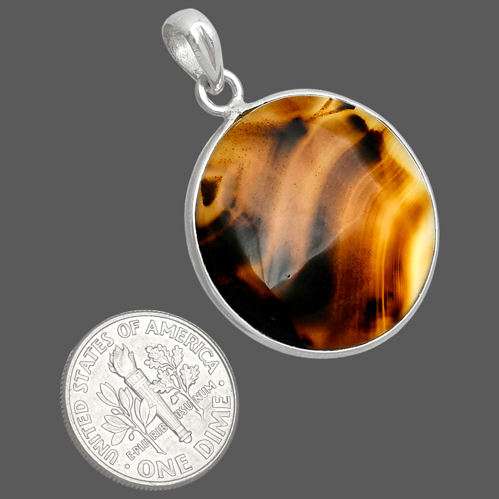 Natural Montana Agate - USA Pendant P-1001 SDP153664